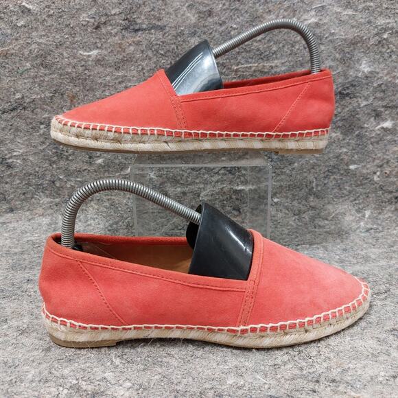 Frye Lee A Line Suede Espadrille Women's Size 9 Red Slip-On Flats Casual Summer - Picture 1 of 7